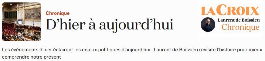 Chronique Histoire Politique